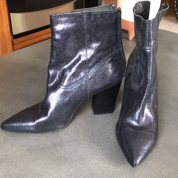 L’Intervalle metallic leather western boots - Picture 9 of 14